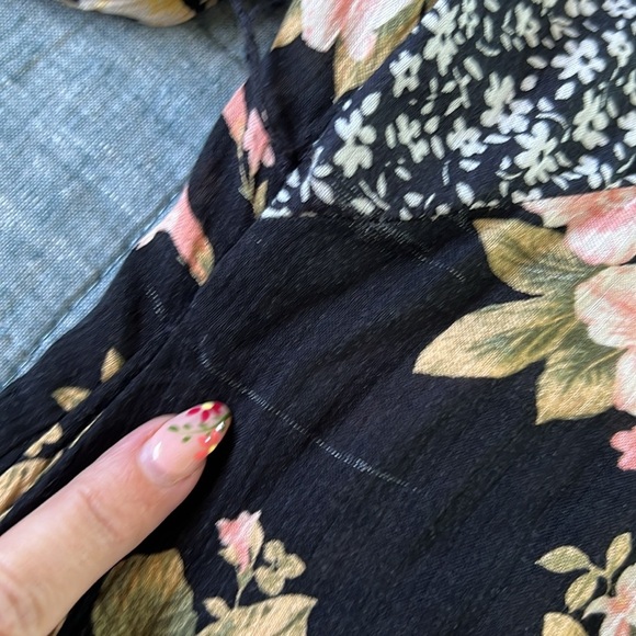 AMERICAN EAGLE Floral Boho Jumpsuit| L - Picture 13 of 13